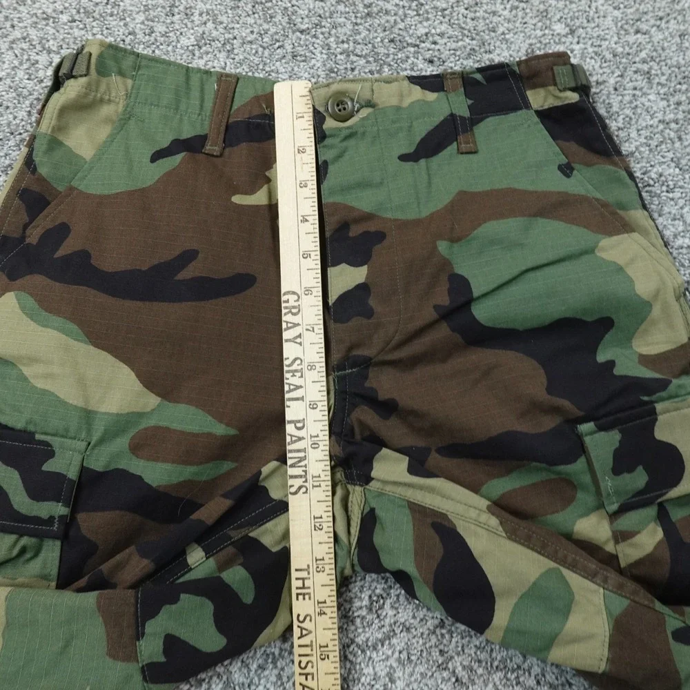 Military Pants Mens S Woodland Camo Cargo Hot Weather Combat Trouser Army ACU